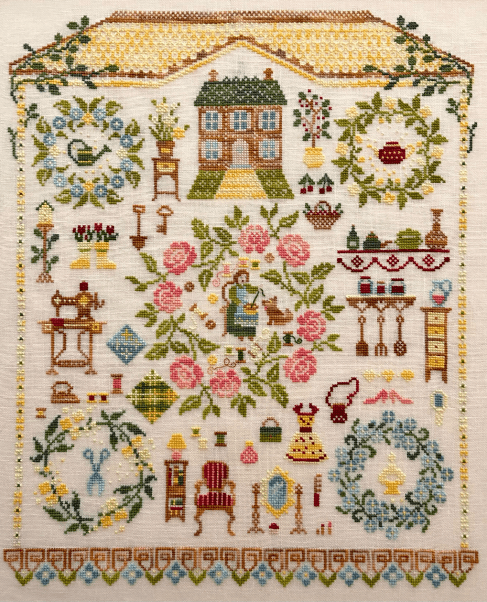 Sharon H Sweet Home Owl Forest Embroidery